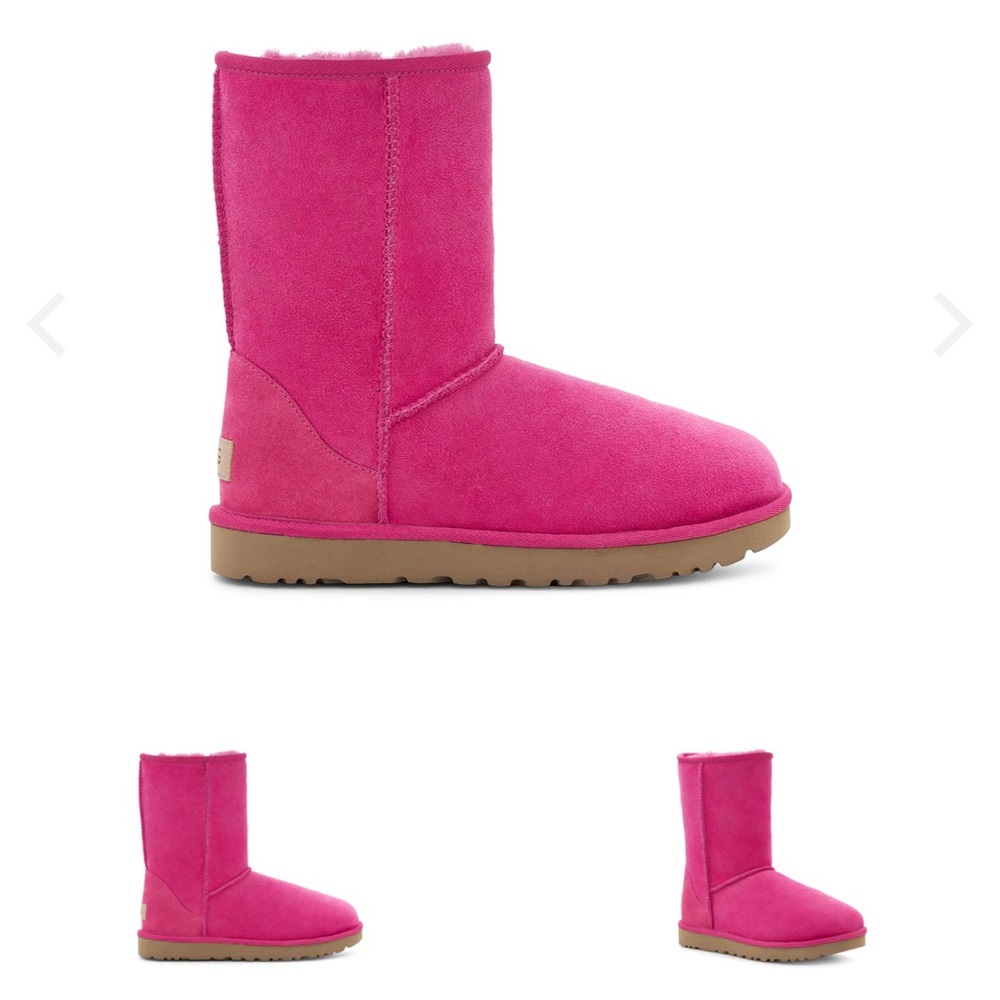 BARBIE PINK UGG CLASSIC SHORT 5825 HOT PINK